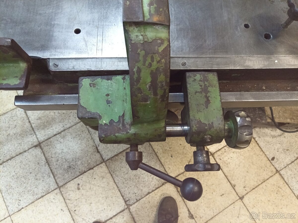 Trojkombinace BAUERLE – litinová pila / frézka / dlabačka - 14