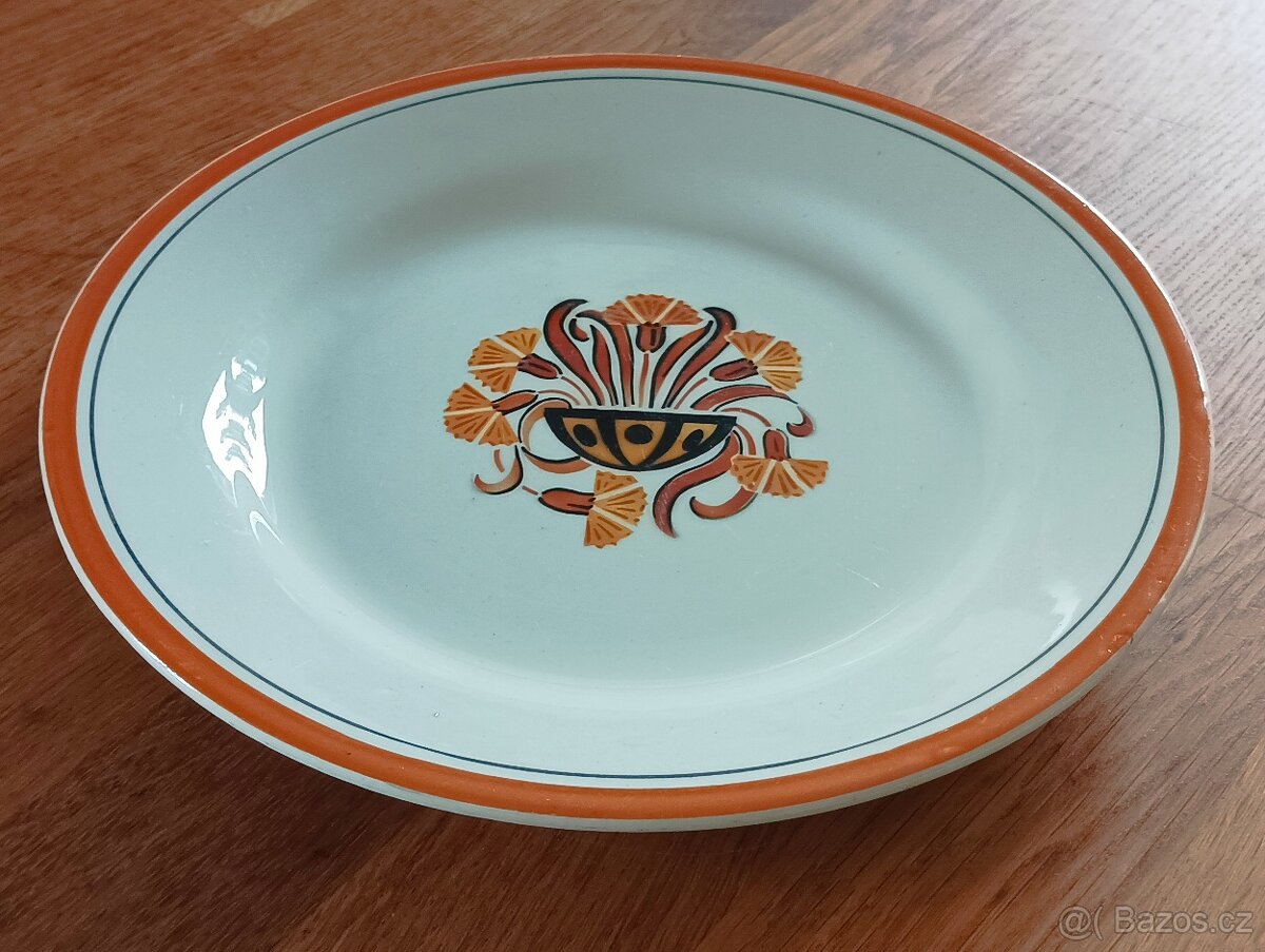 SOUPRAVA ART DECO TALÍŘŮ CREIL ET MONTEREAU FRANCIE - 14