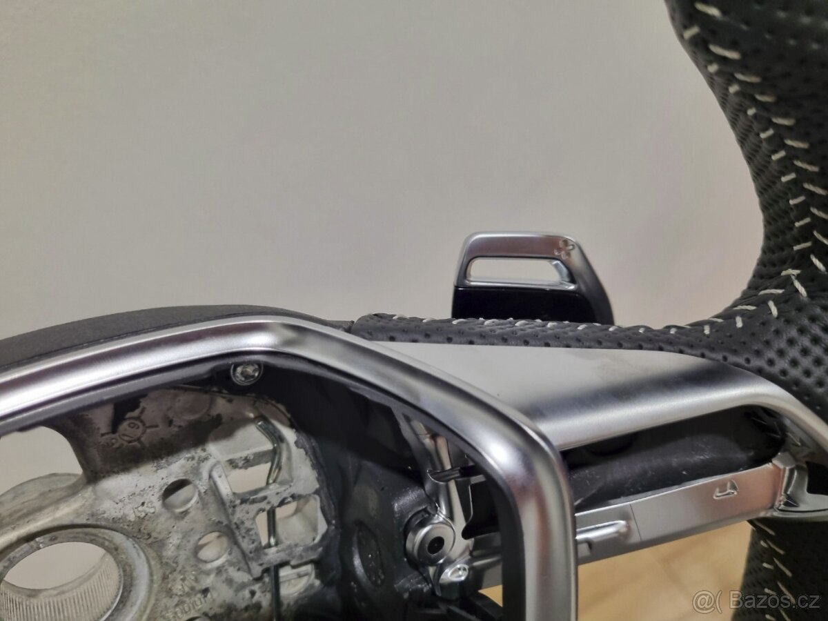 AUDI A6 A7 C8 Q8 S8 ETRON VOLANT kozeny zkoseny / vyhrievany - 14