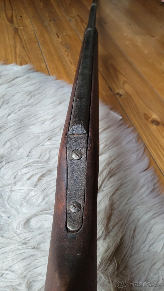 Cvičná puška na Šerm bodákem + učebnice + medaile - 14