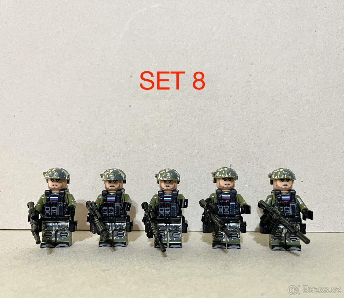 Rôzne sety vojakov (8ks) - typ lego, nové, nehrané - 14