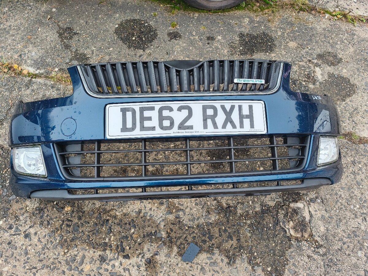 Skoda Fabia 2 facelift - přední nárazník - 14