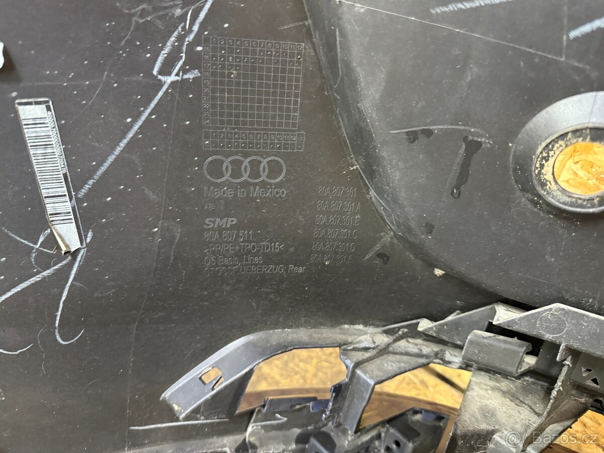 ZADNÍ NÁRAZNÍK AUDI Q5 S-LINE 2017-2020 80A807301 - 14