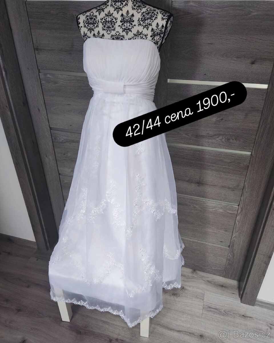 Svatební šaty 20 kusů různé velikosti - 14