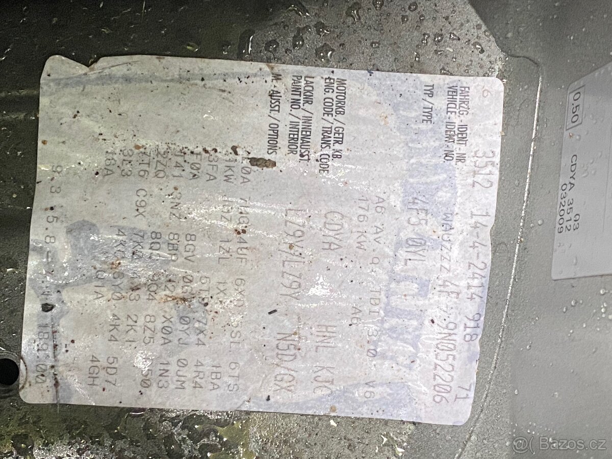 Audi A6 C6 3.0 TDI náhradní díly - 14