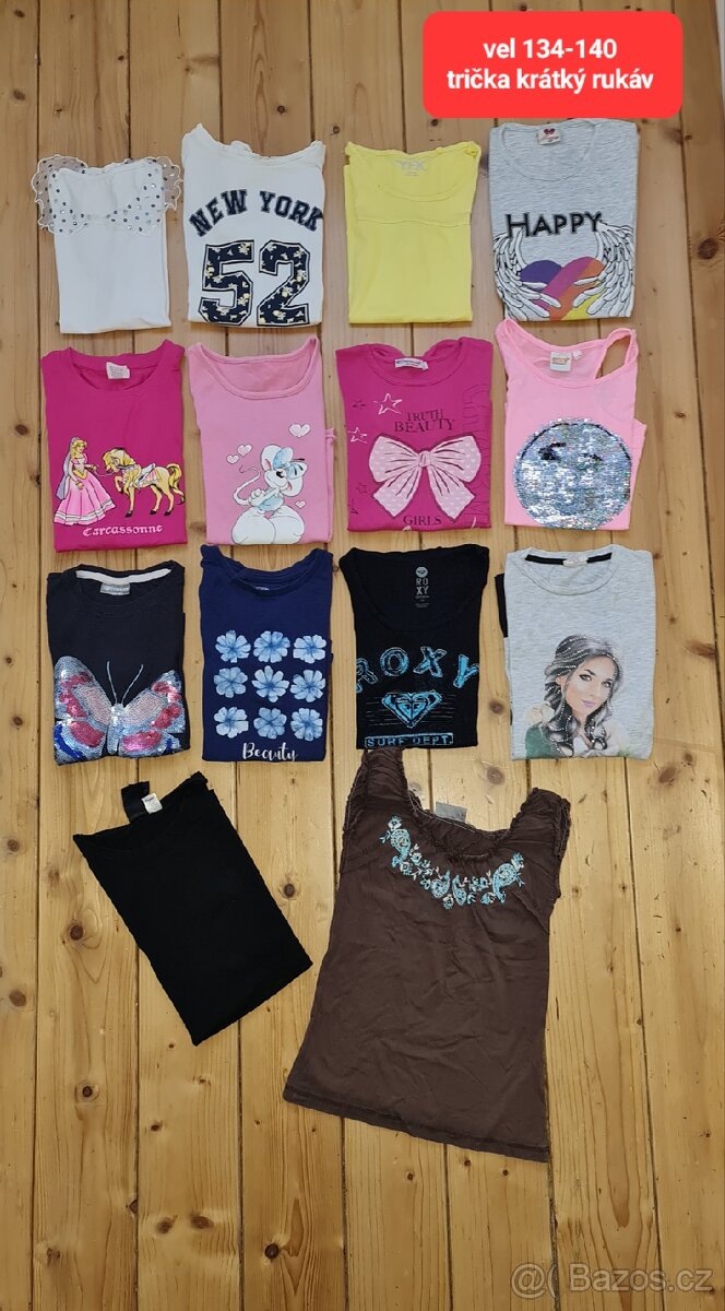 Vel 134-140 sety,mikiny,trička,leginy - 14