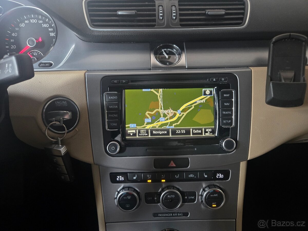 Volkswagen Passat CC 2,0TDi 130kW, BMT, DVD, TV, Kůže - 14