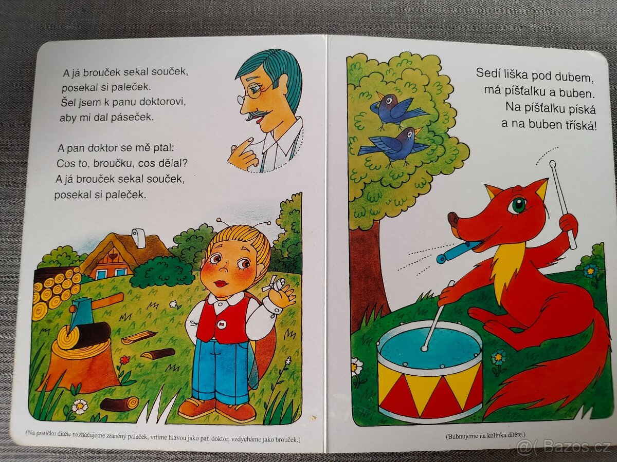 Dětská knížka- Naše zvířata, Nejkrásnější dětská říkadla - 14