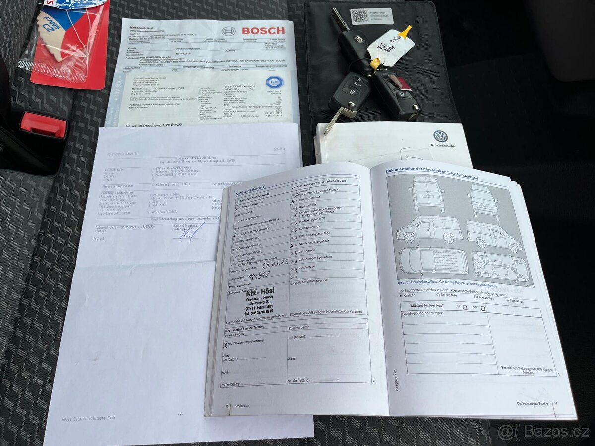 VW TRANSPORTER T5 2.0 TDi SERVISNÍ KNIHA 9.MÍST - 14