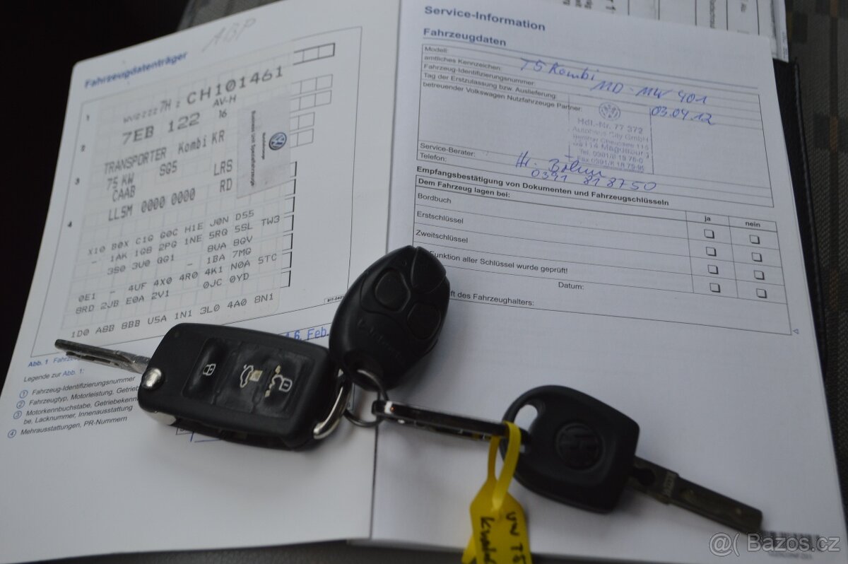 VW T5 Transporter 2.0 Tdi 75kw 8 míst - 14