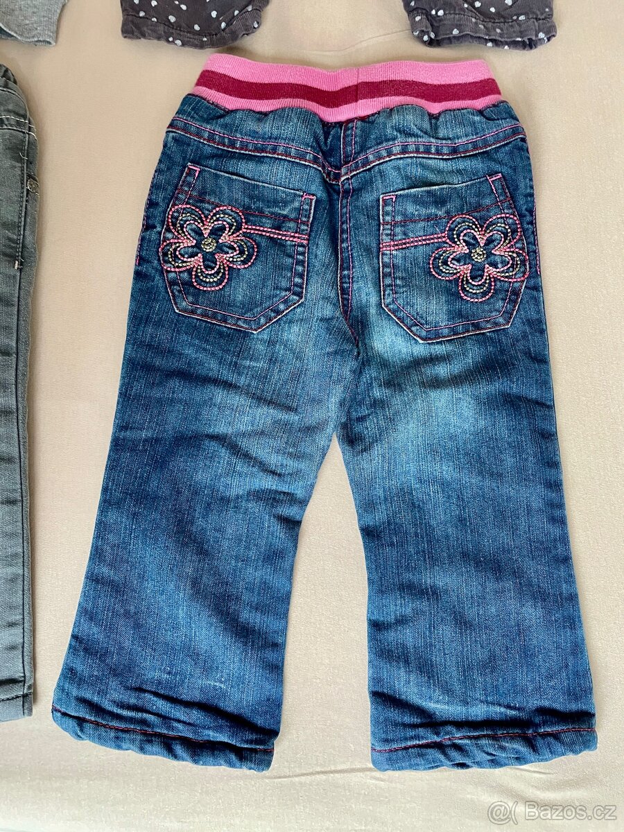 Dívčí kalhoty - set 6 kusů - 14