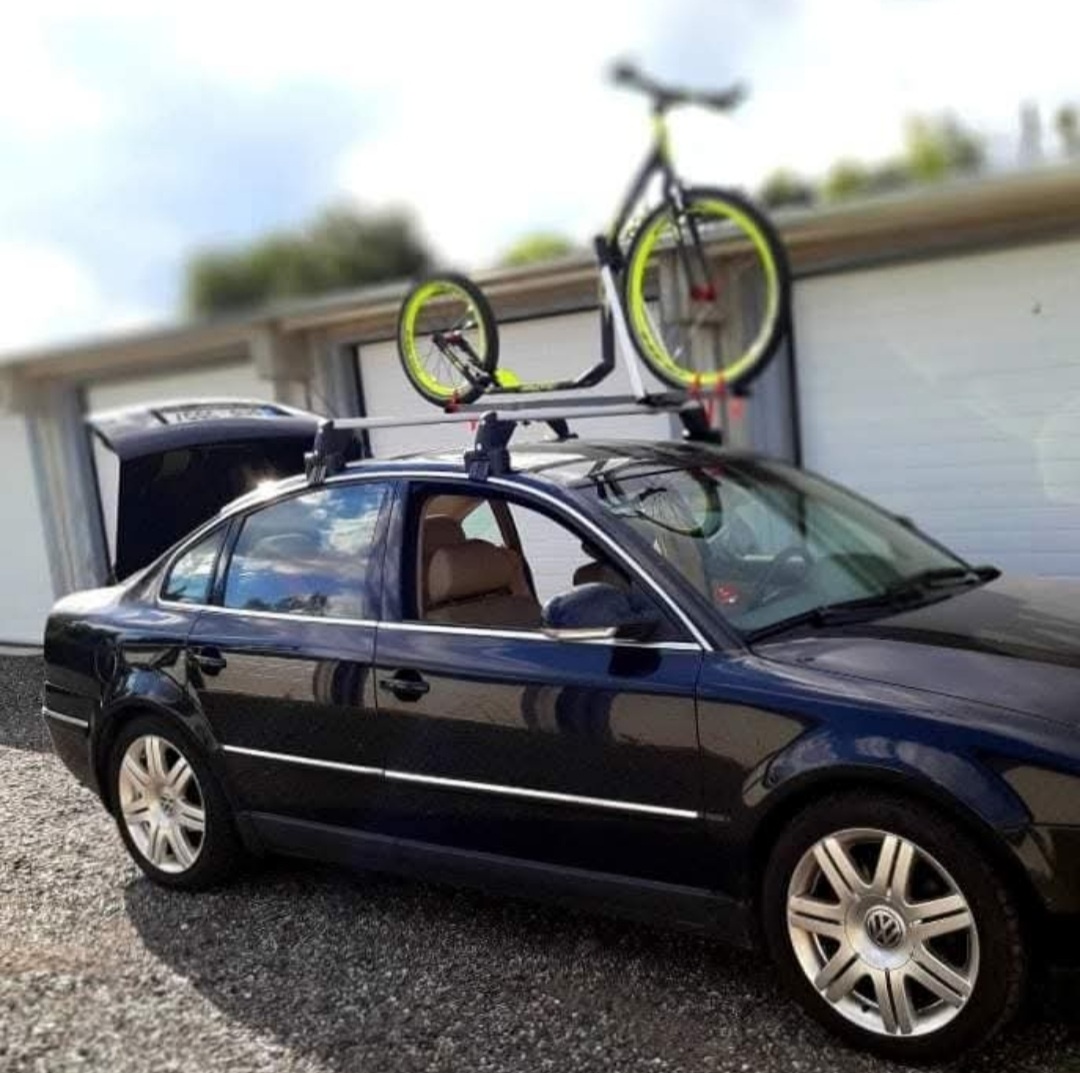 Vw Passat b5.5 sedan / original příčníky + nosiče kol.. - 14