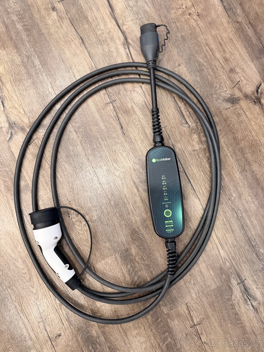 Použity přenosný Wallbox EcoVolter PRO - Basic 6,5m - 14