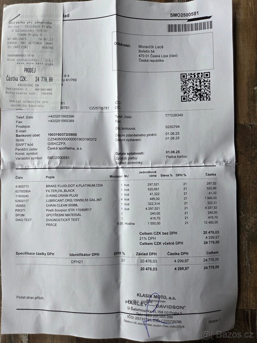 Prodám HD pan America 1250 - 14