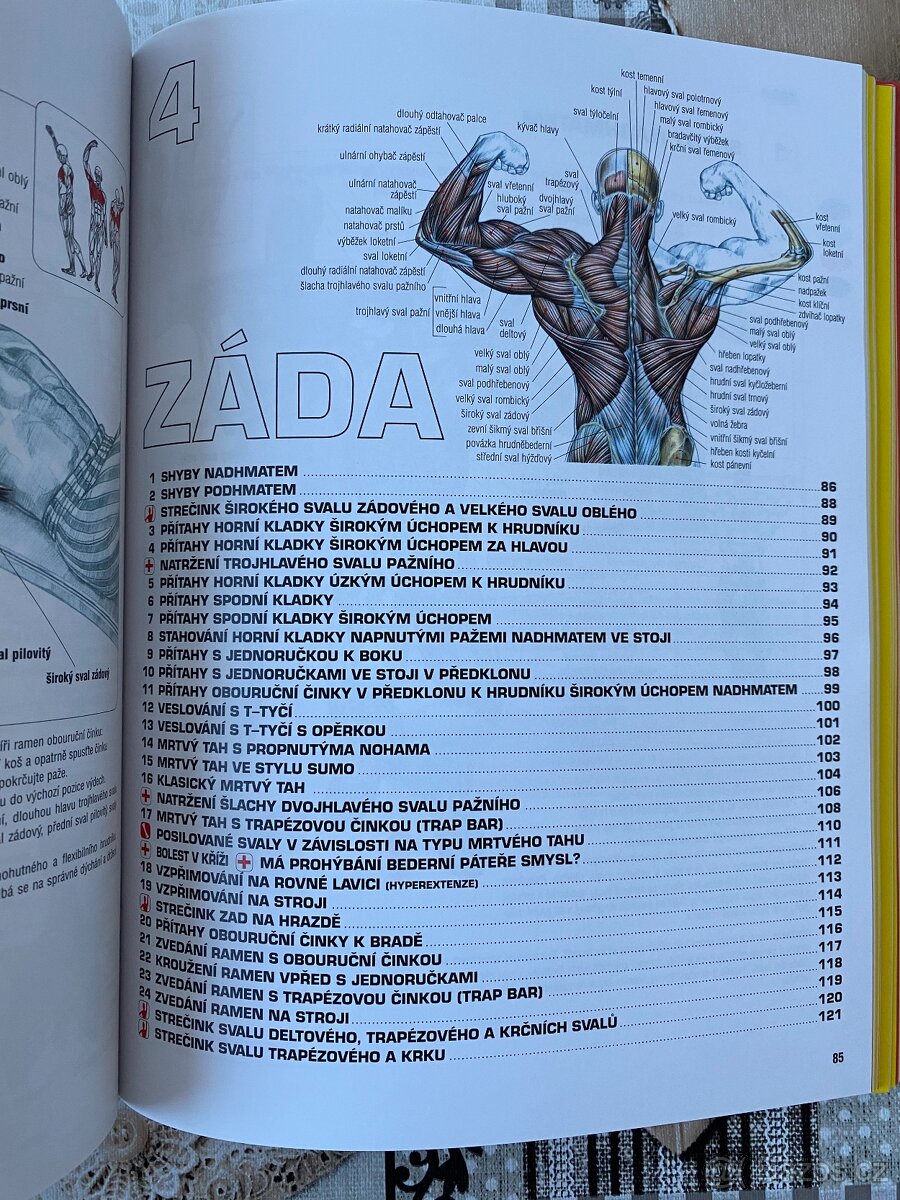 Nová kniha Posilování - anatomický průvodce - 14