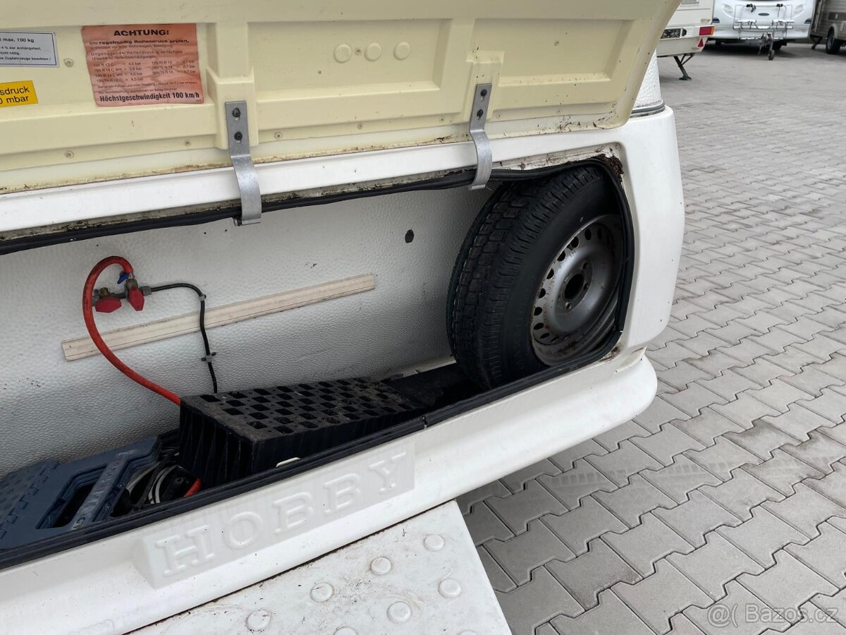 Hobby Prestige 540, 2002, pevná bostel, bojler, stan - 14