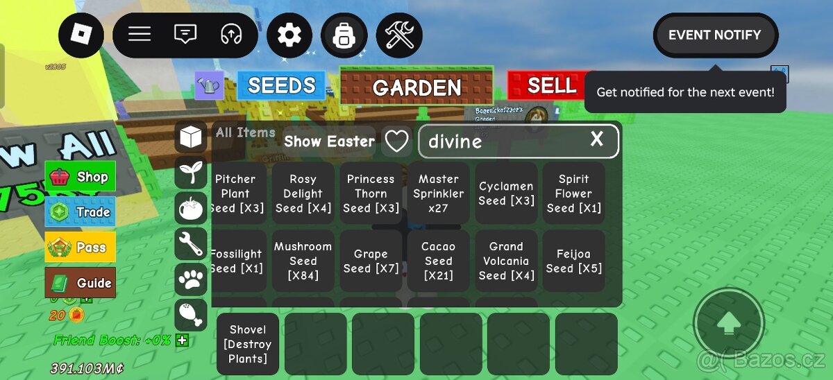Grow A Garden Účet - 14