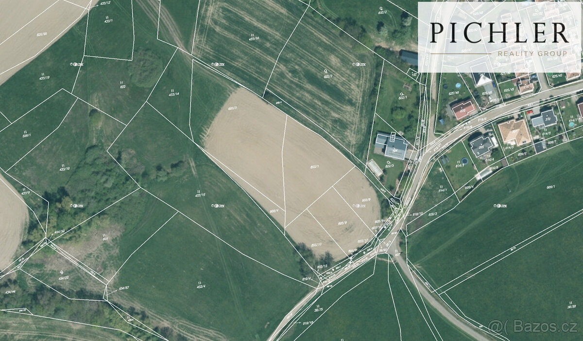 Prodej stavebních pozemků, 5819 m², Chválenice - 14