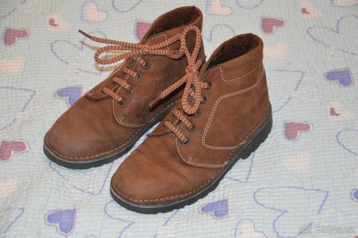 32 DZO Martes waterproof zimní kožené boty kozačky - 14