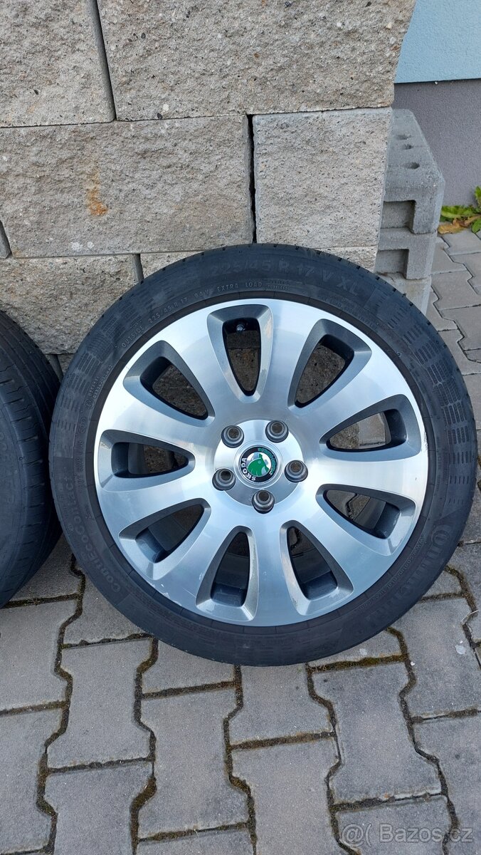 Letní Alu kola Callisto, Škoda Superb 2, 5x112 r17 - 14