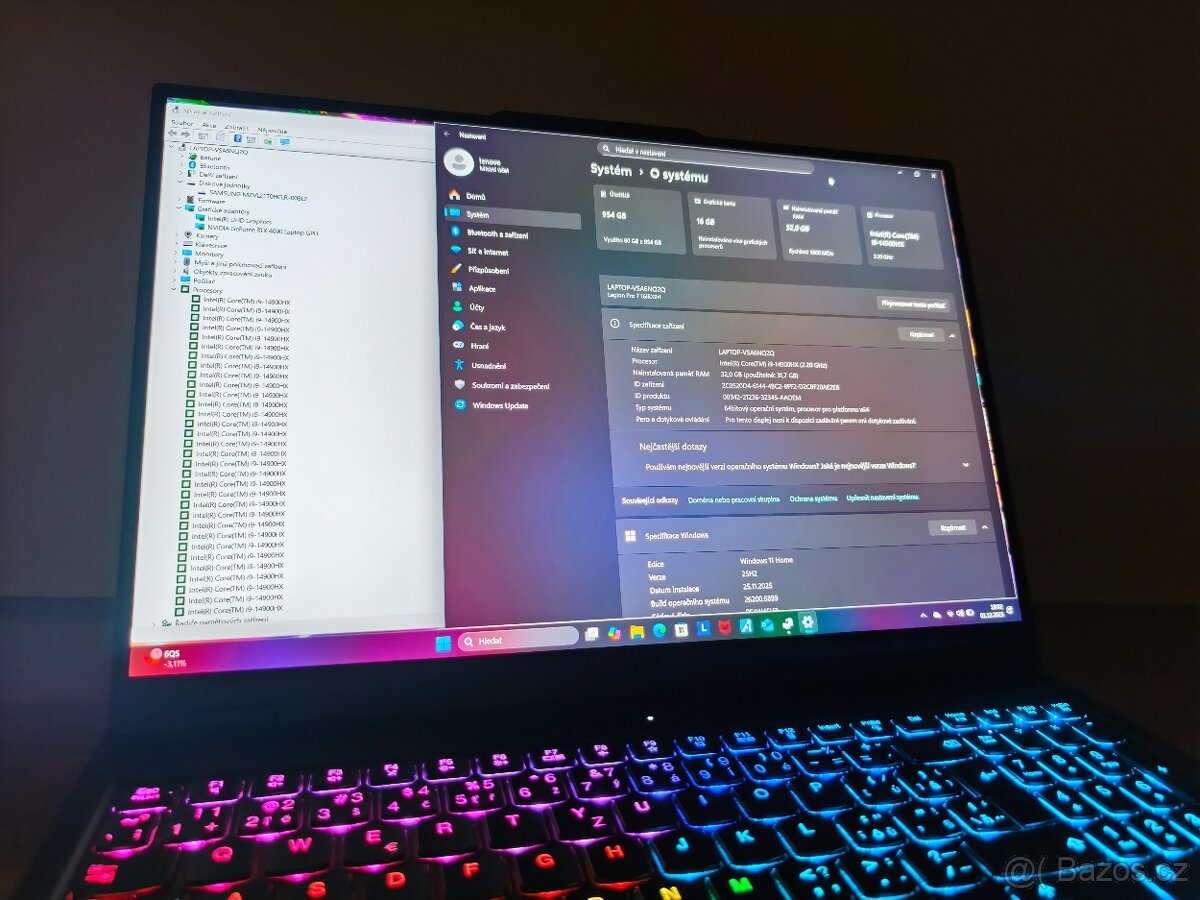 LENOVO LEGION PRO 7_i9-14900HX_32GB_RTX 4090 16GB 175W - 14