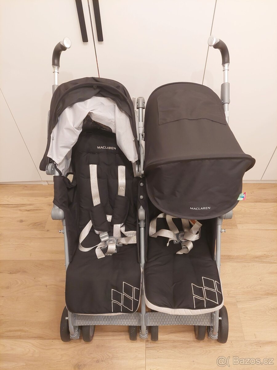 Kočárek golfky pro dvojčata Maclaren Twin Techno - 14