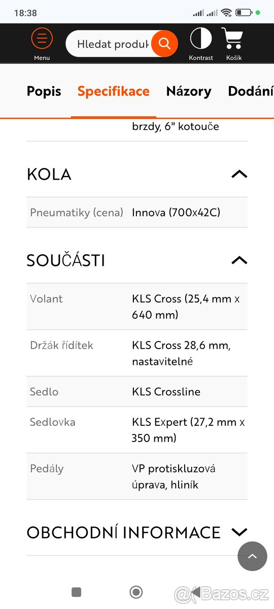 Horské kolo specifikace na foto - 14