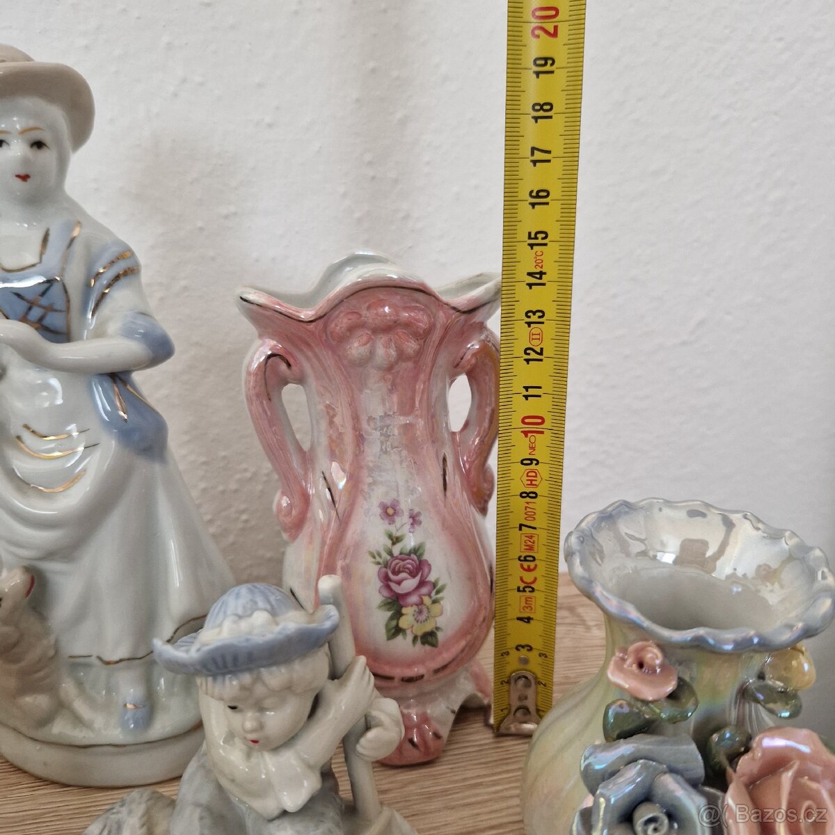 Porcelánové sošky a vázičky mix - 14