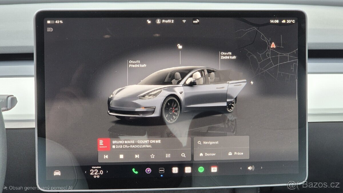 Tesla model 3 Performance, 8/2022, AMD, DPH - 14