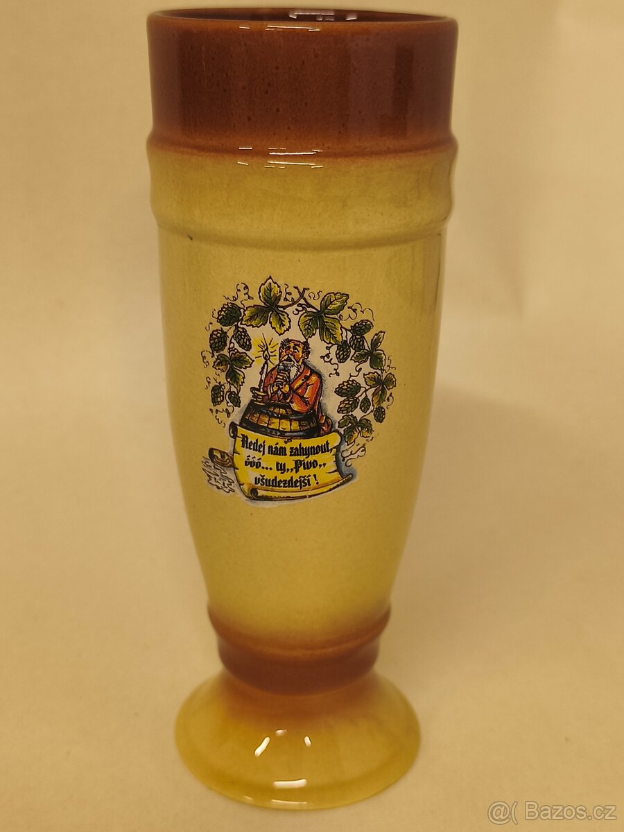 Korbel , půllitr - keramika - 14