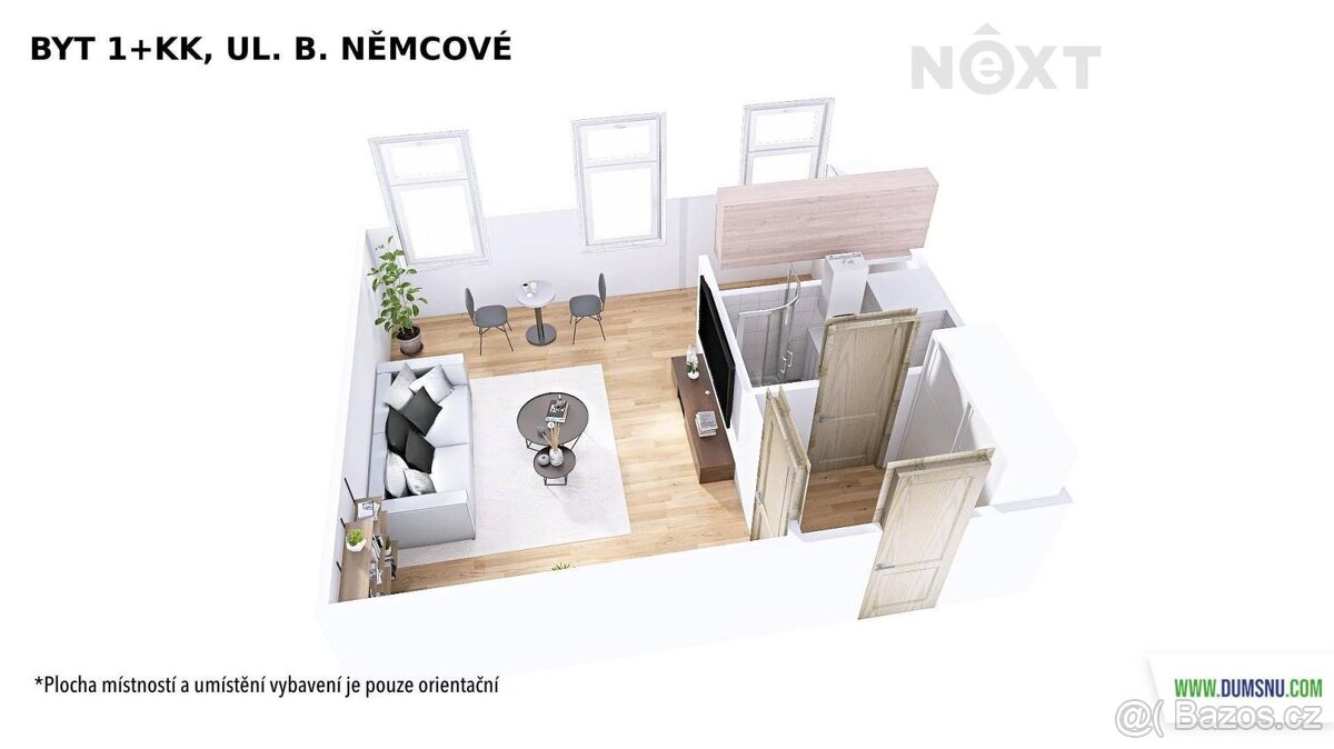 Pronájem byt 1+kk, 32㎡ - 14