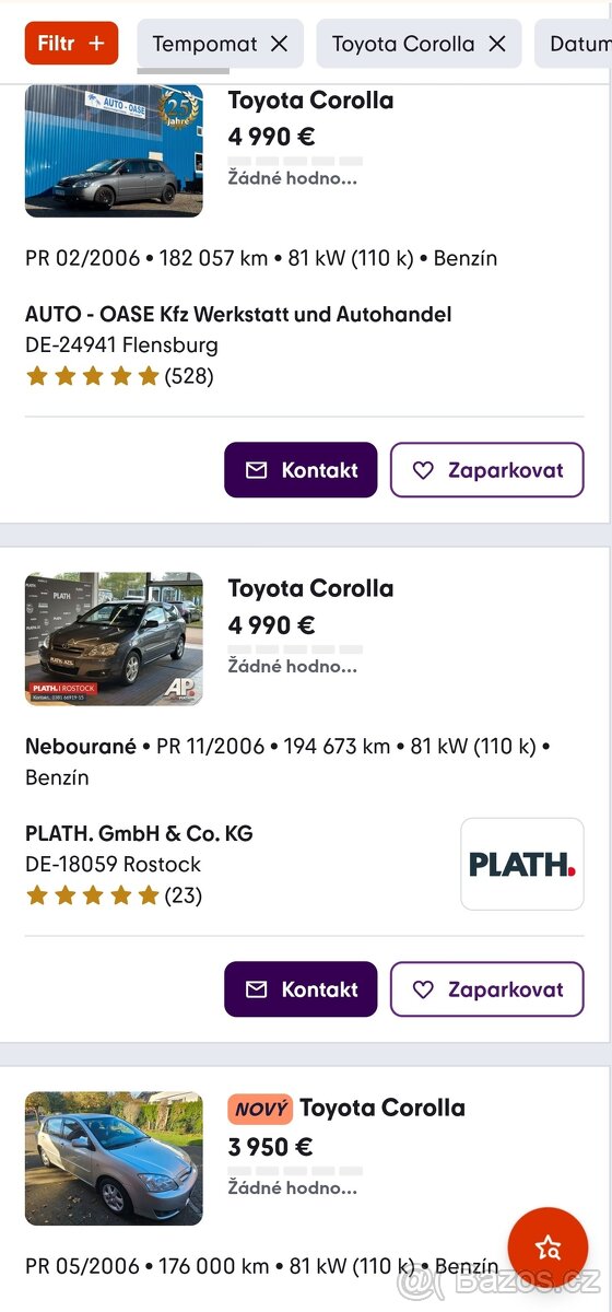 Toyota Corolla E12 Hatchback 1.6 81 kW (2006) - 14