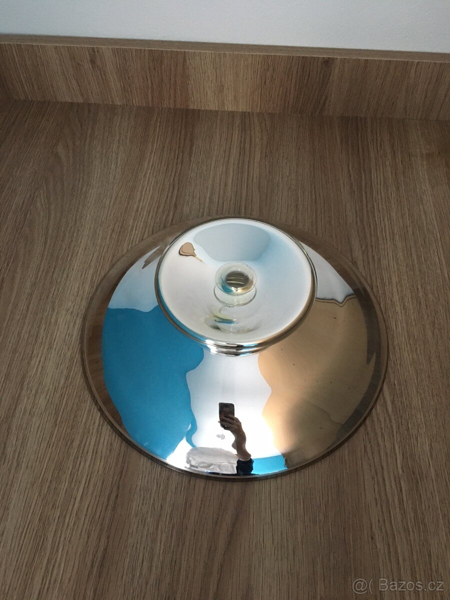 Stříbřené sklo - tzv. selské stříbro - 14