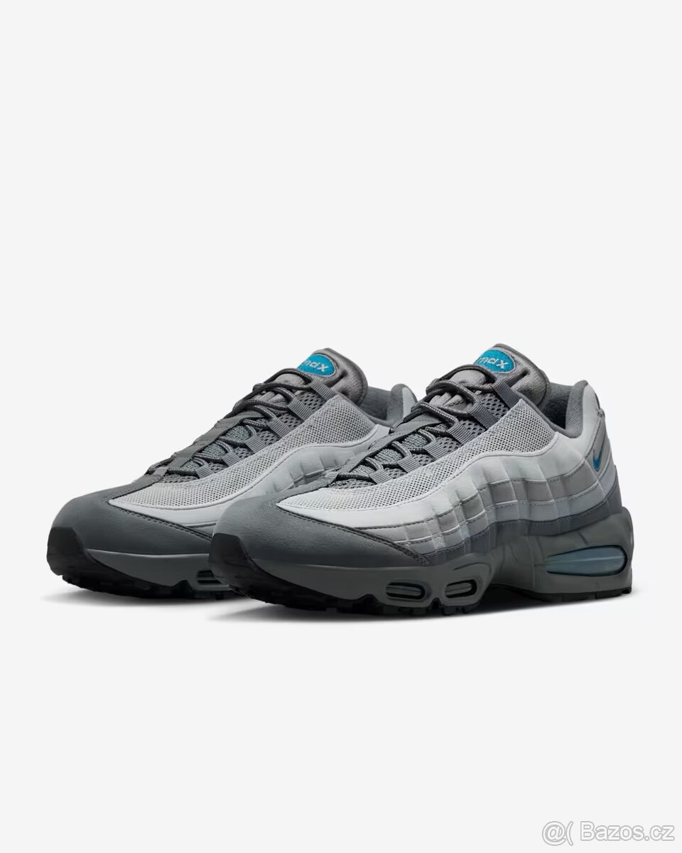 Nike Air Max 95 Big Bubble Smokey Grey/Green Abbys 46 - NOVÉ - 14