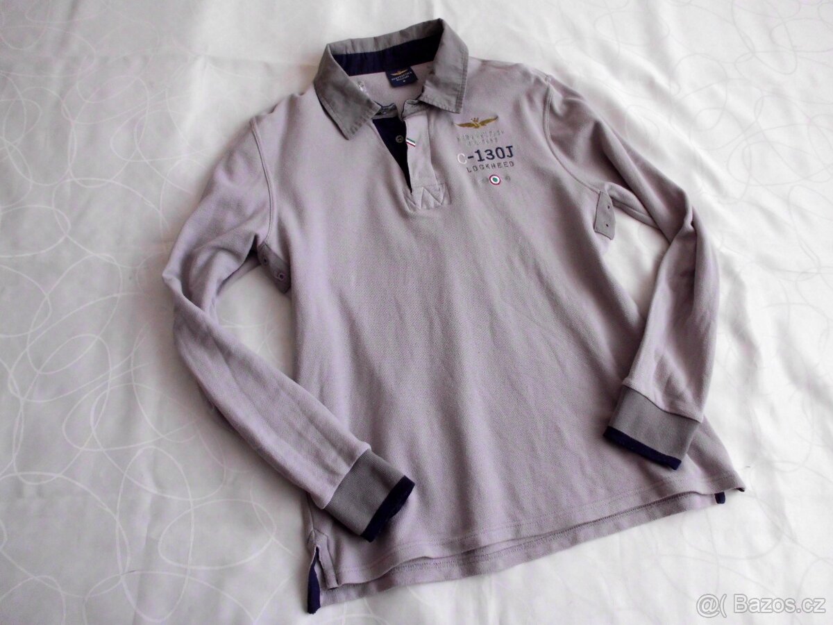 Aeronautica Militare pánske slim polo tričko M - 14