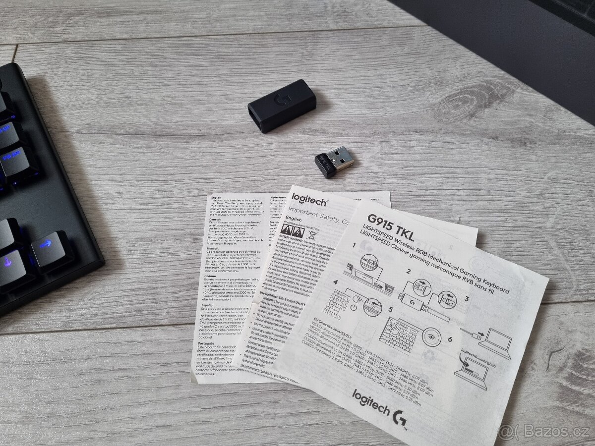 Mechanická klávesnice Logitech G915 TKL GL Tactile - 14