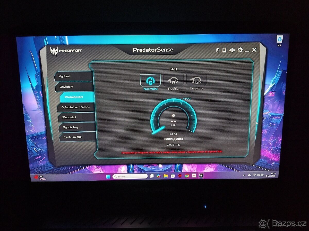 Predator Helios RTX-3080,i7,1TB,RGB-CZ,Kovový. - 14