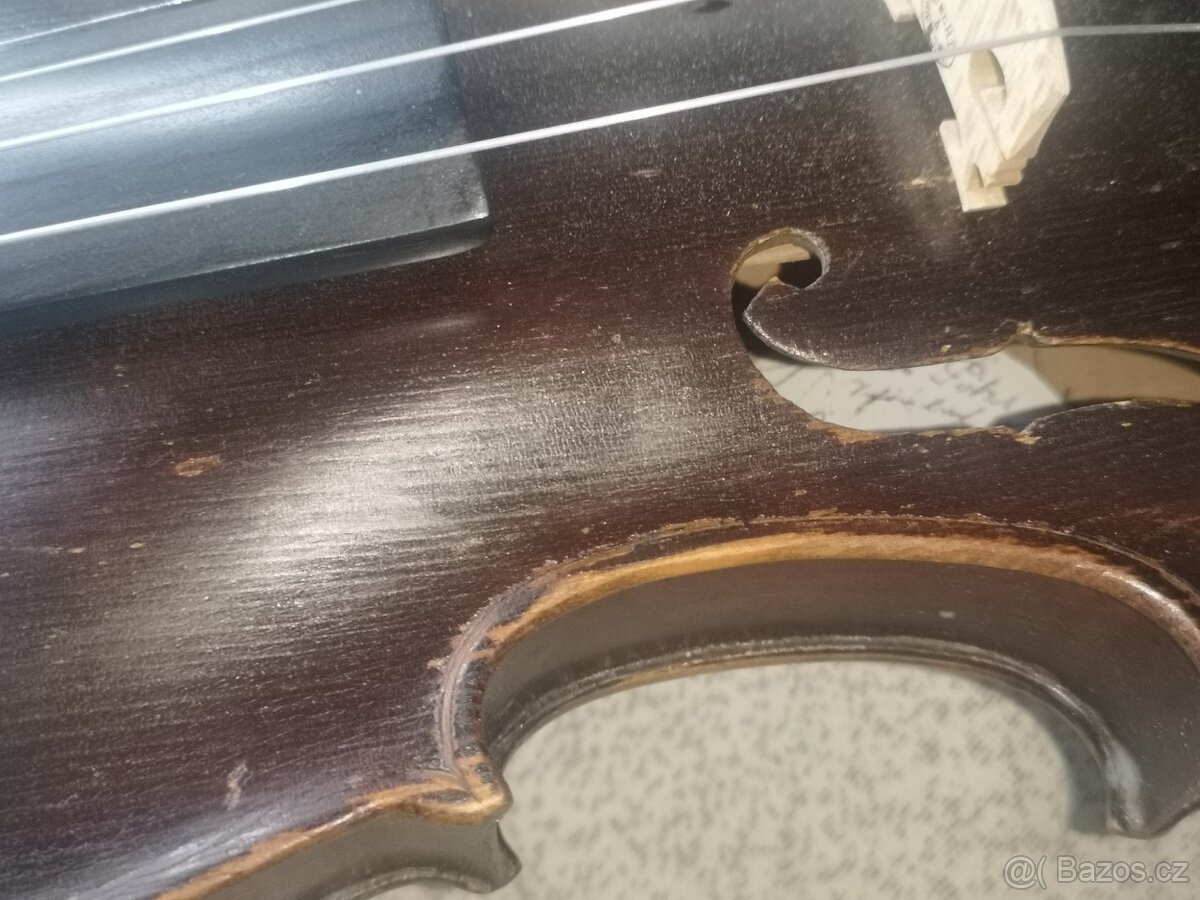 nabízím stoleté černé housle po renovaci - ČTĚTE - 14