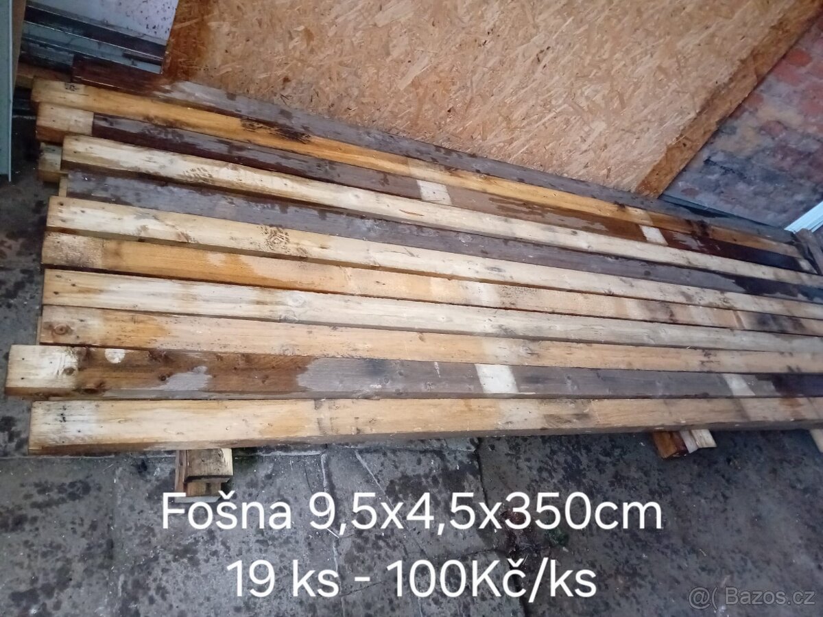 Prkna,fošny,trámy,levně - 14