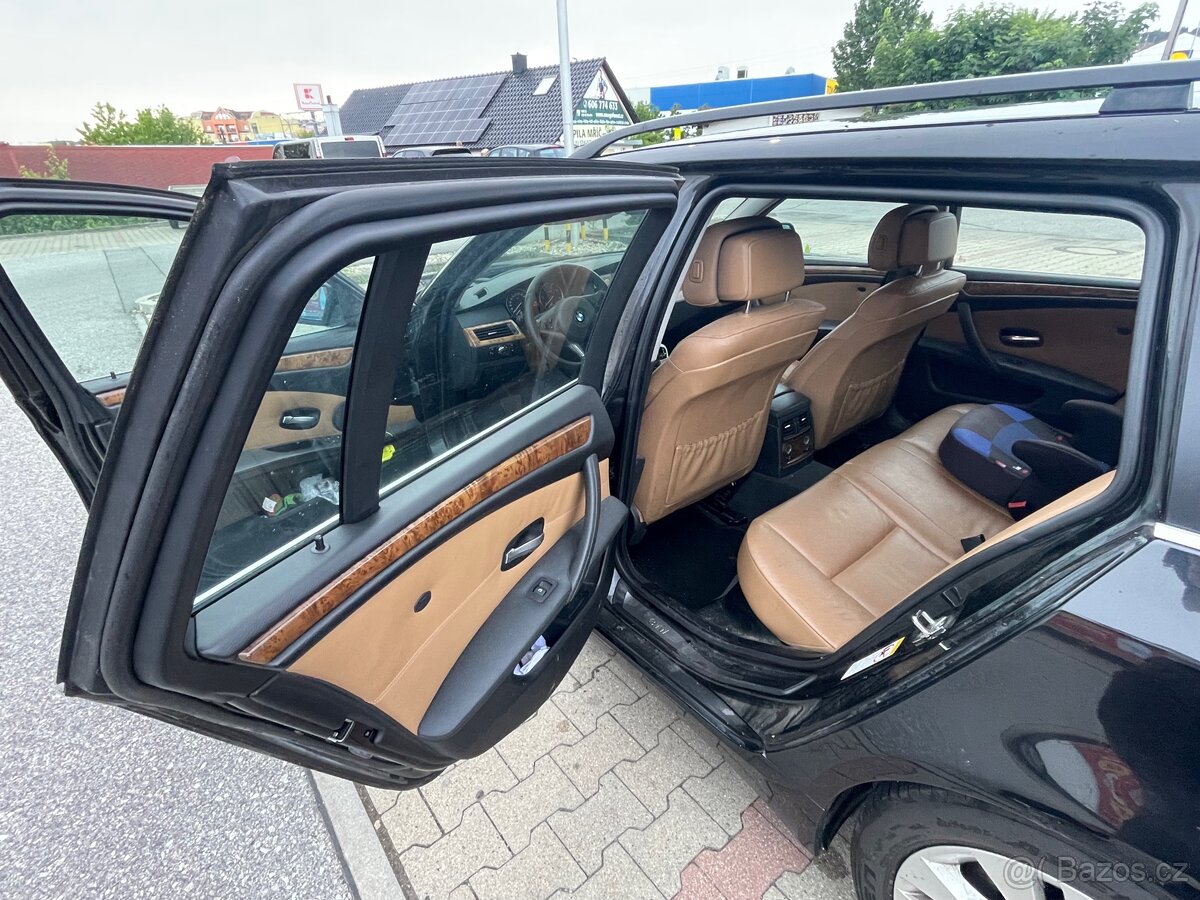 BMW E61 535d LCI, nebourané, nová STK - 14