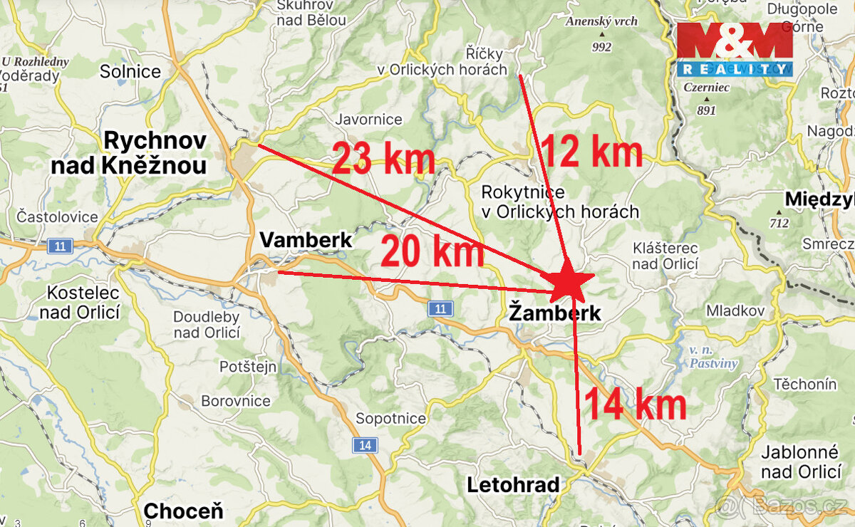 Prodej zemědělské usedlosti, 330 m², Kunvald - 14