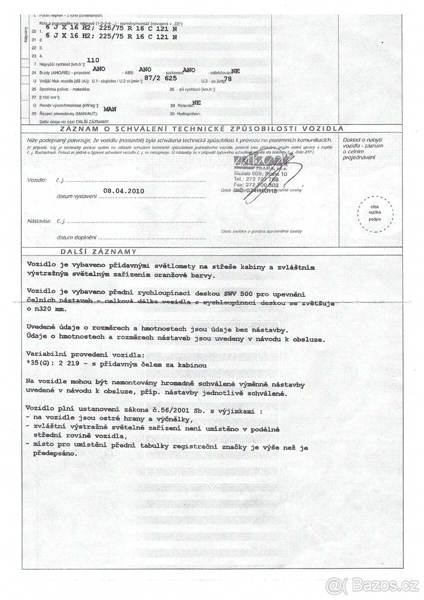 Prodám vůz Multicar M30 Fumo - 14