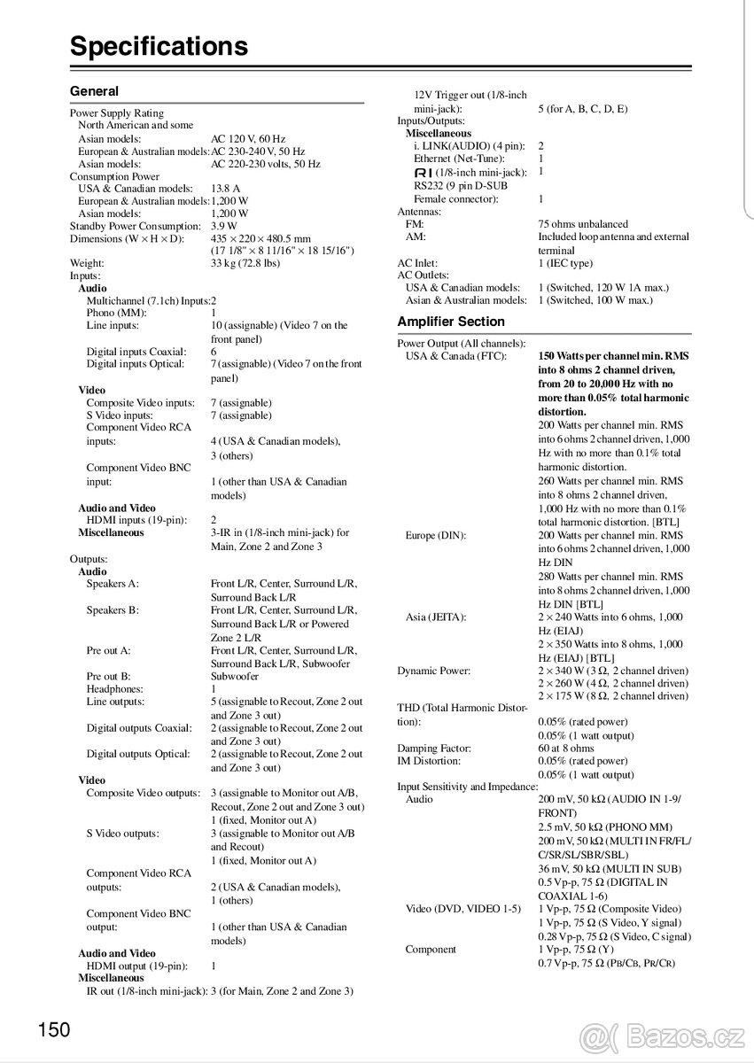 Predám receiver ONKYO INTEGRA TX NR 5000e - 14