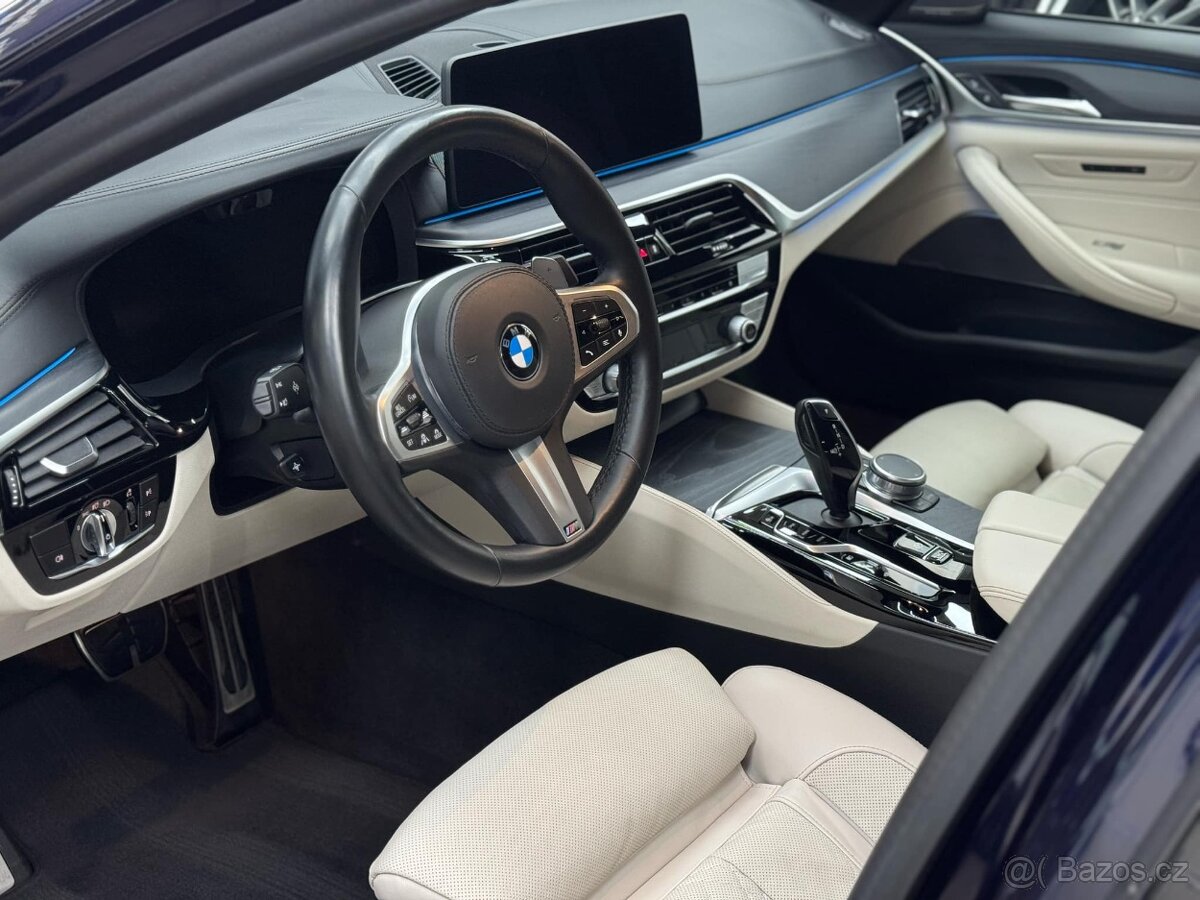 BMW 5 G30, 290KW 4x4, 33tis. km, Záruka, DPH, TOP VÝBAVA - 14
