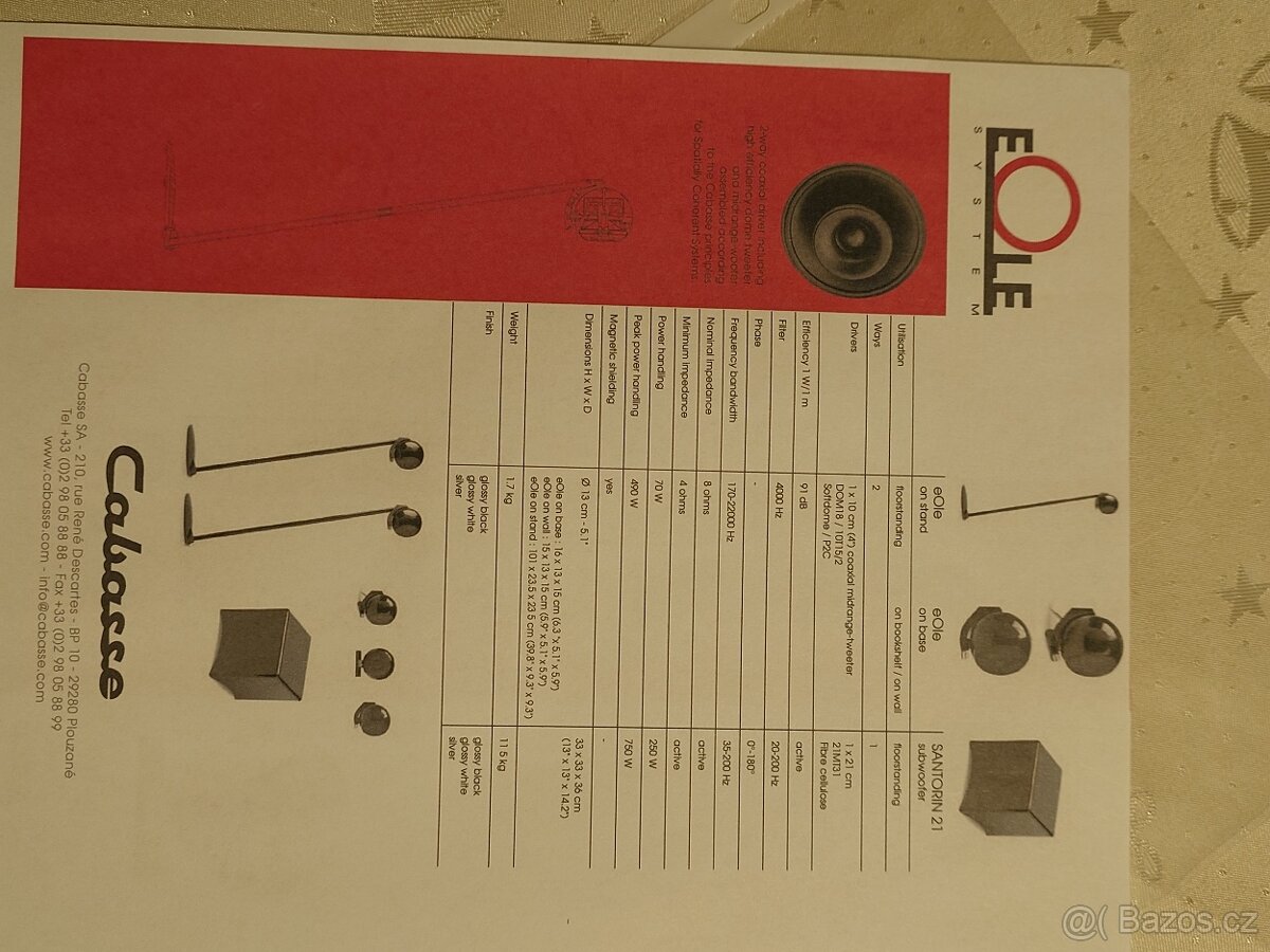 Cabasse Eole + 2 stojany - 14