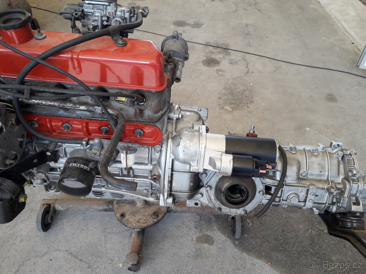 Zástavba starteru s planetovým převodem do agregátu Š120 - 14