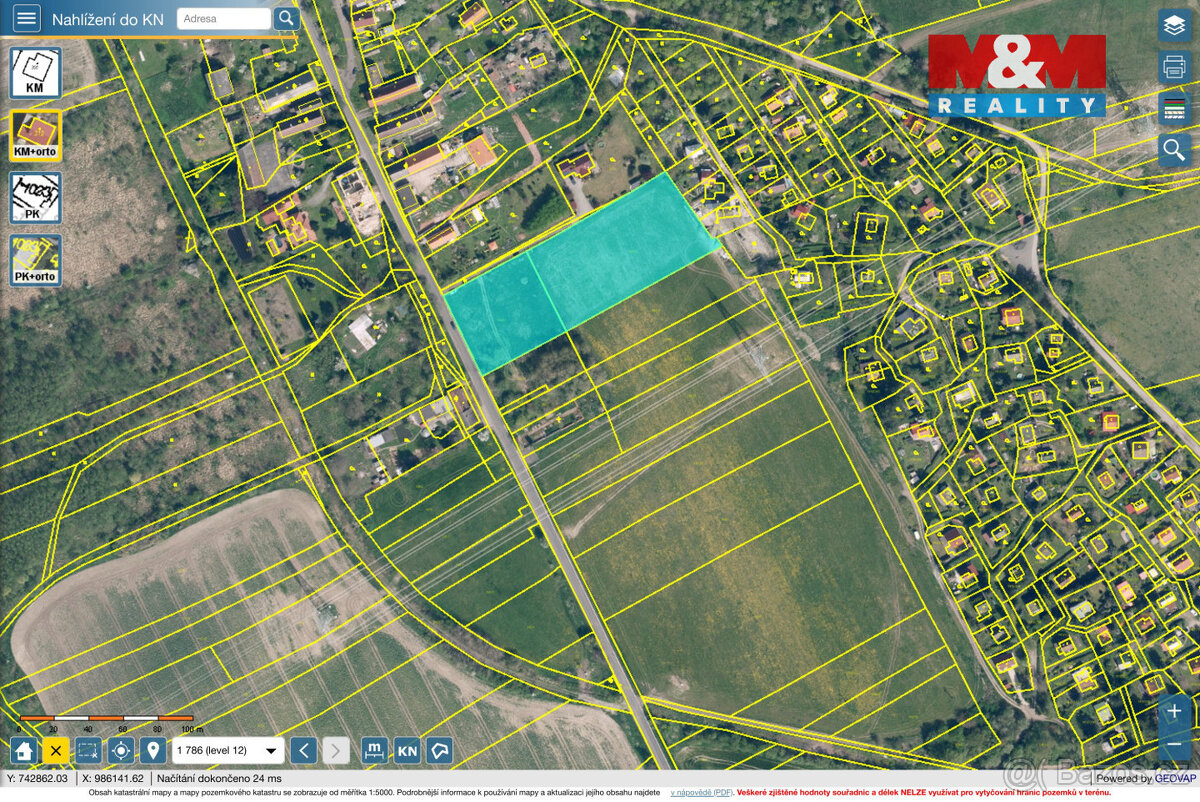 Prodej pozemku k bydlení, 1 100m², Habřina - 14