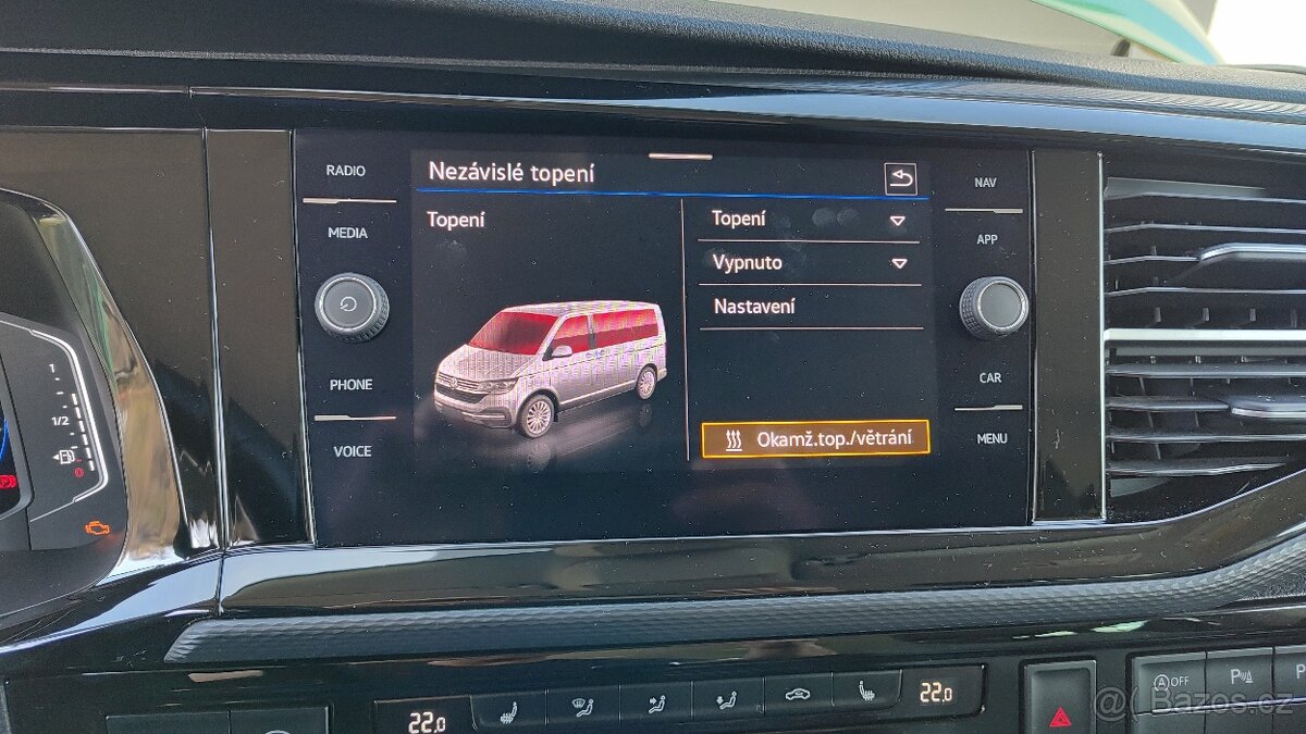 VW T6.1 upgrade přihřívače Webasto+MENU INFOTEJMENT - 14