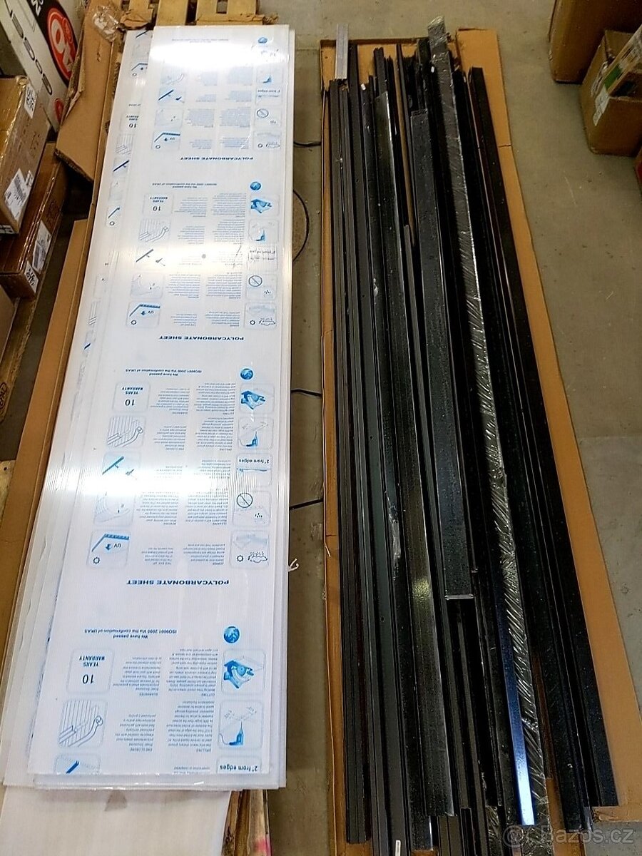 Hliníková Pergola -ROJAPLAST BRUCE J 6,18 x 3,05 x 240/285 - 14