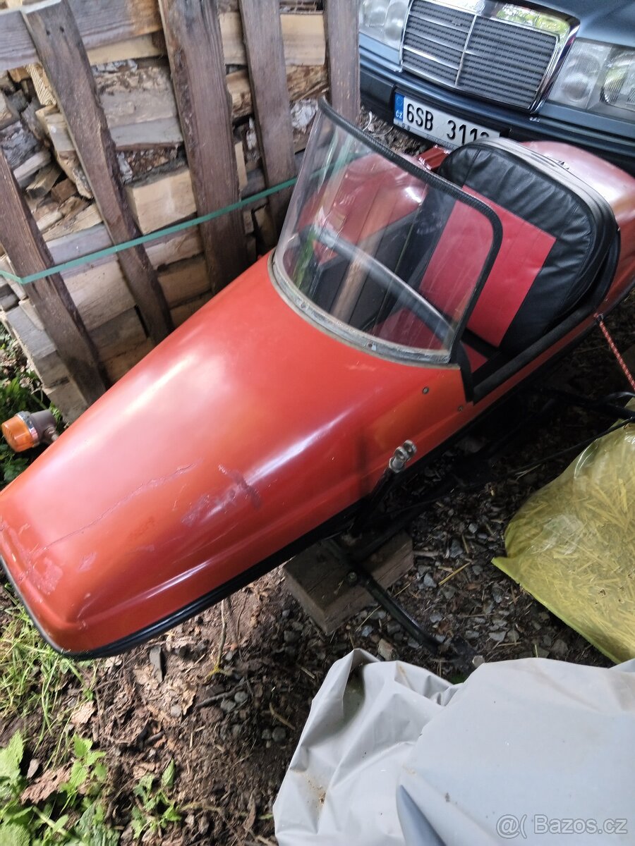 Jawa 350/634 se sajdou. GO - 14